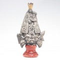 veche statueta Sf Maria : "Virgen de los desamparados". cupru argintat. Spania cca 1900